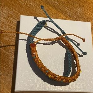 Orange and blue Pura Vida bracelet!!